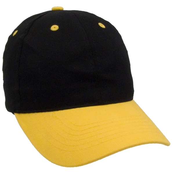Two-Tone Brushed Cotton Twill Cap - Image 3