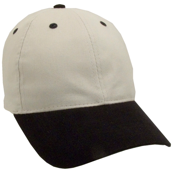 Two-Tone Brushed Cotton Twill Cap - Image 7