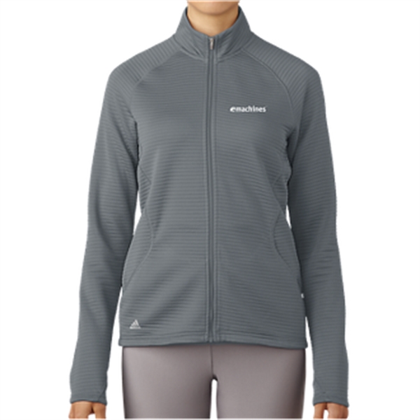 Adidas Essentials Textured Jacket Ladies - Image 3