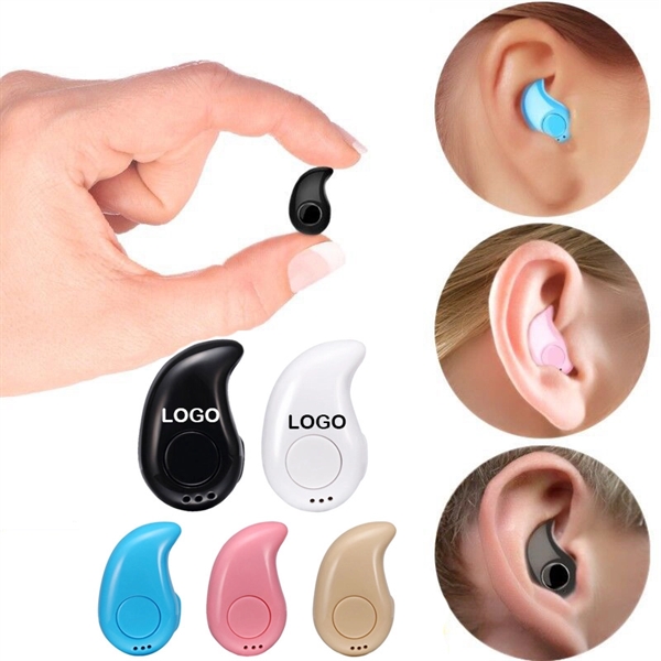 Wireless Invisible Mini Bluetooth Earphone Earbud - Image 1