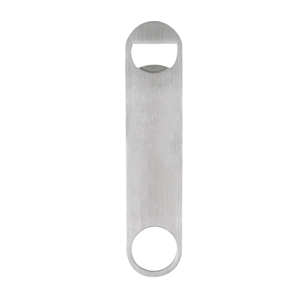 Paddle Style Stainless Steel Bottle Opener - Image 3