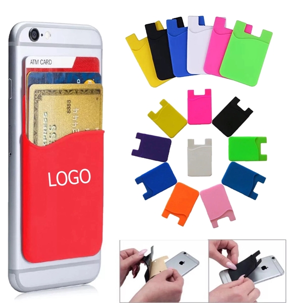 Silicone Smart Phone Wallet Pocket