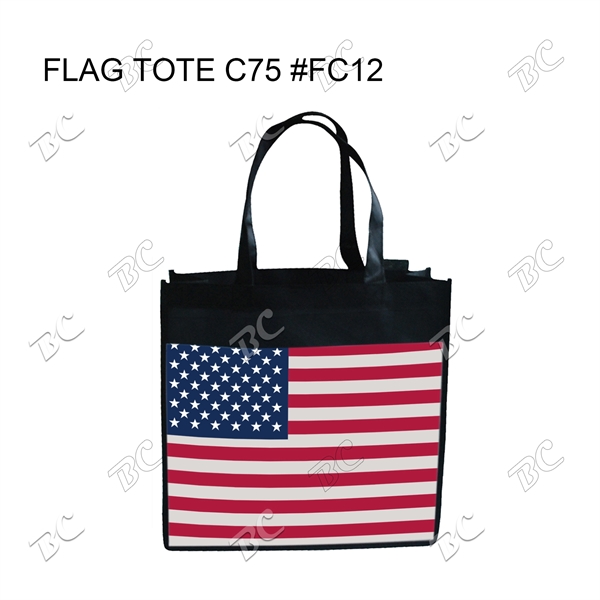 Flag Design Full Color Tote Bag - Image 2