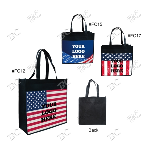 Flag Design Full Color Tote Bag - Image 1