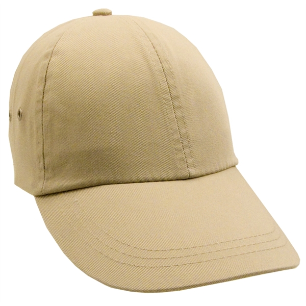 Unconstructed Washed Cotton Twill Polo Cap - Image 5
