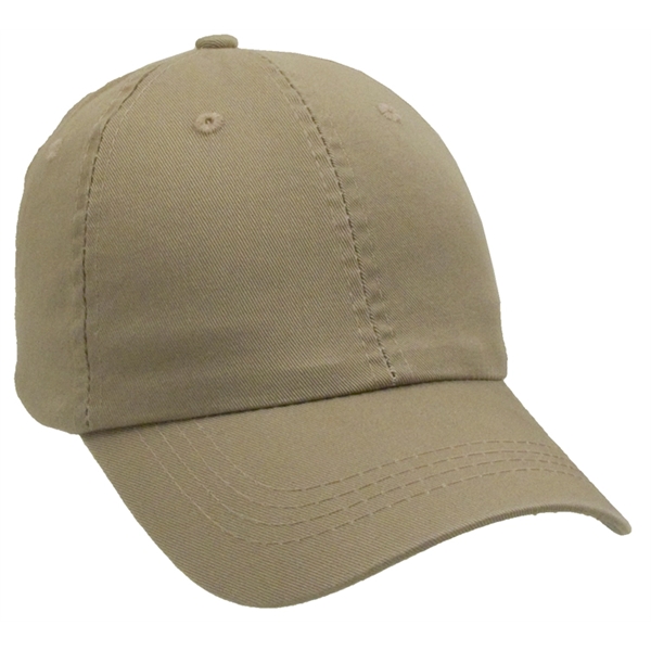 Unconstructed Chino Washed cotton Twill Cap - Image 4