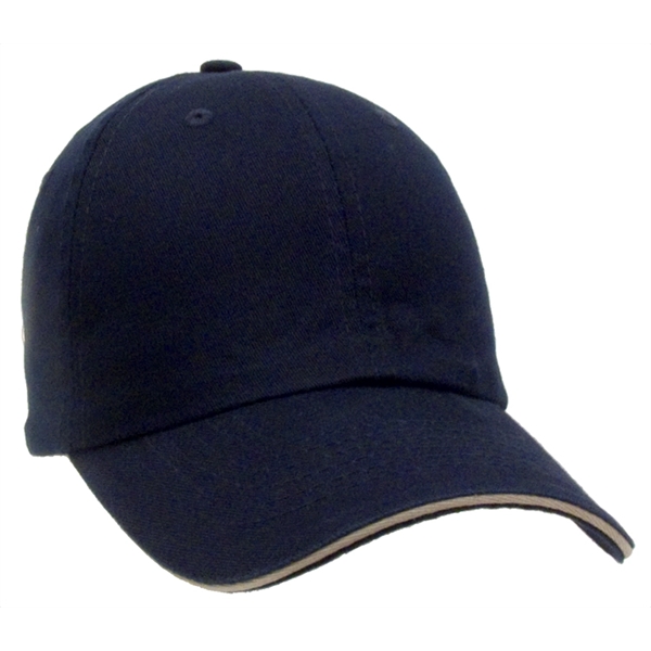 Unconstructed Chino Washed cotton Twill Sandwich Cap - Image 5