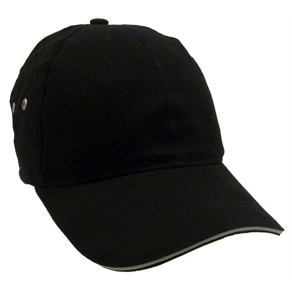 Constructed Lightweight Brushed Cotton Twill Sandwich Cap - Image 10