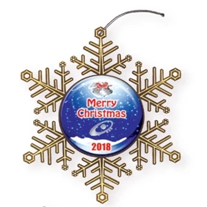 Express Snowflake Holiday Ornament