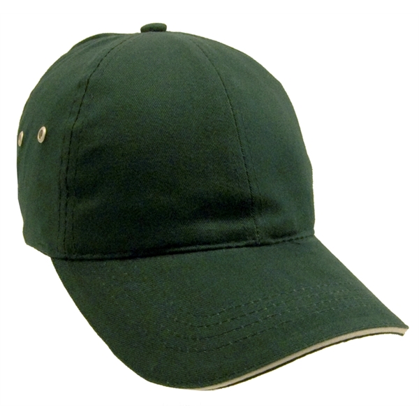Constructed Lightweight Brushed Cotton Twill Sandwich Cap - Image 5