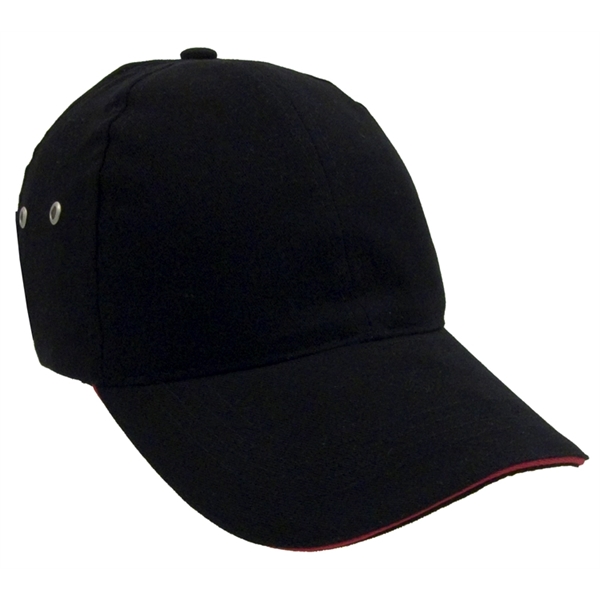 Constructed Lightweight Brushed Cotton Twill Sandwich Cap - Image 3