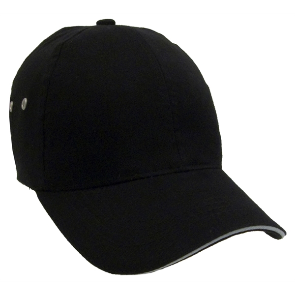Constructed Lightweight Brushed Cotton Twill Sandwich Cap - Image 4