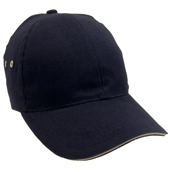 Constructed Lightweight Brushed Cotton Twill Sandwich Cap - Image 6