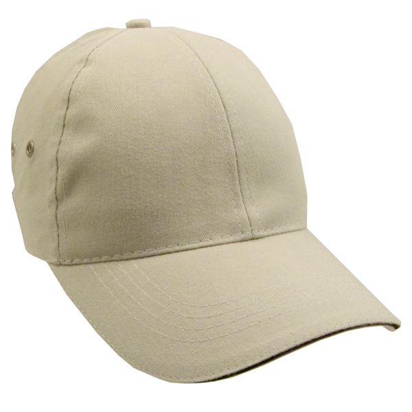 Constructed Lightweight Brushed Cotton Twill Sandwich Cap - Image 7