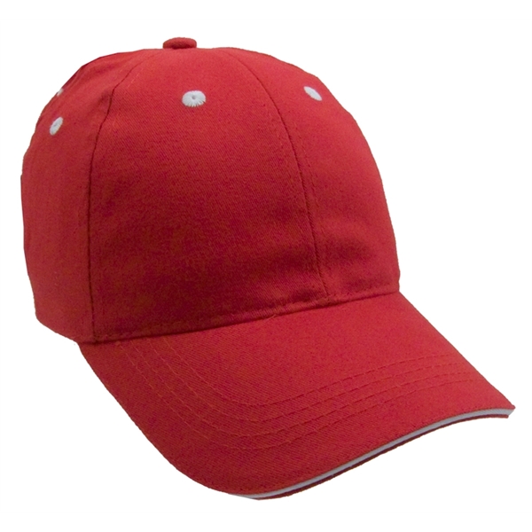 Constructed Lightweight Brushed Cotton Twill Sandwich Cap - Image 9