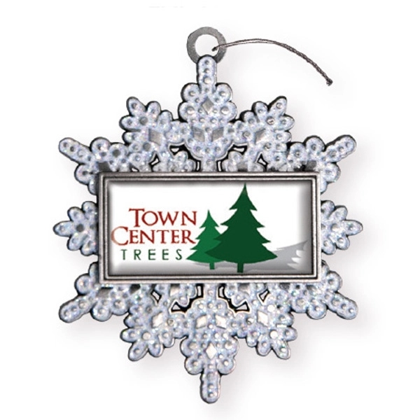 Express Snowflake Holiday Ornament