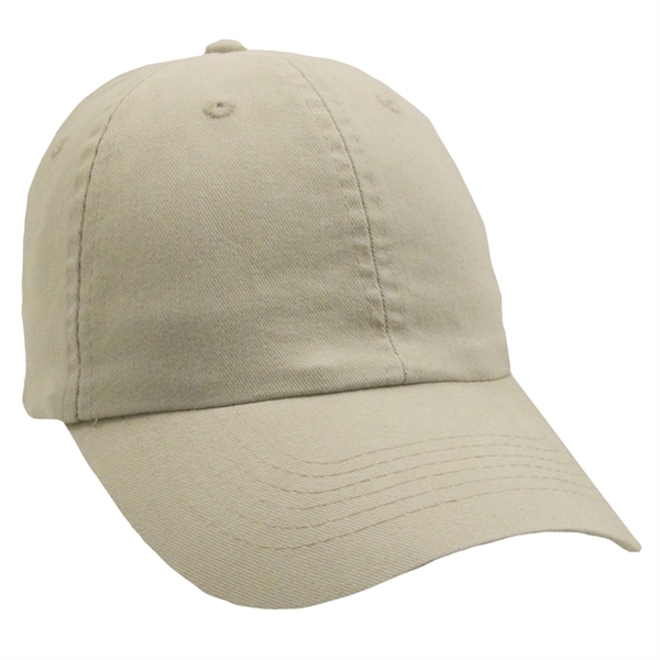 Unconstructed Deluxe Cotton Washed Brushed Cap - Image 2