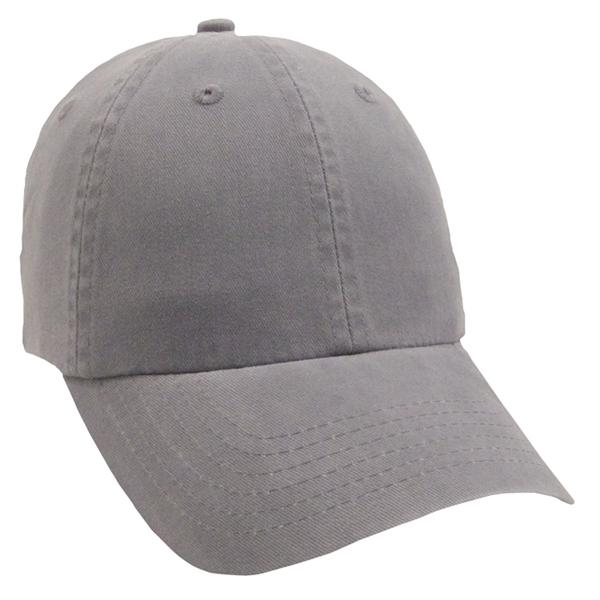 Unconstructed Deluxe Cotton Washed Brushed Cap - Image 4