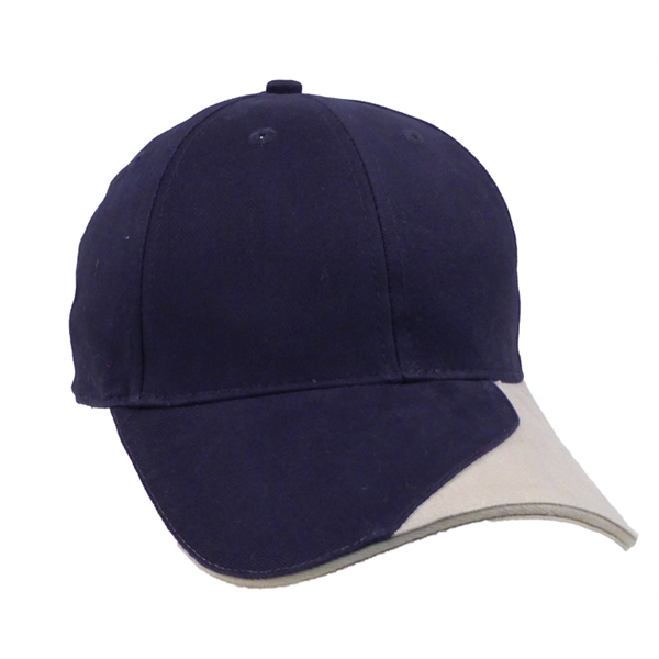 The Slash-structured Brushed Cotton Twill Cap - Image 4