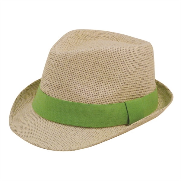 Nature Straw Fedora Hat - Image 5