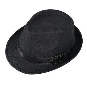 FEDORA HAT WITH LEATHER BAND
