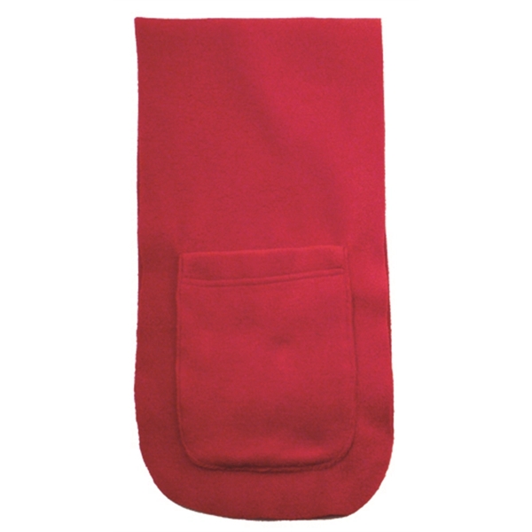 Fleece Scarf with Pockets - Image 6