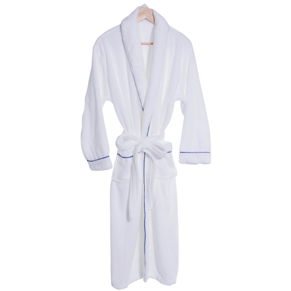 CORAL PLUSH ROBE WITH TRIM - Image 7