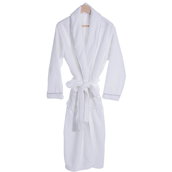 CORAL PLUSH ROBE WITH TRIM - Image 8
