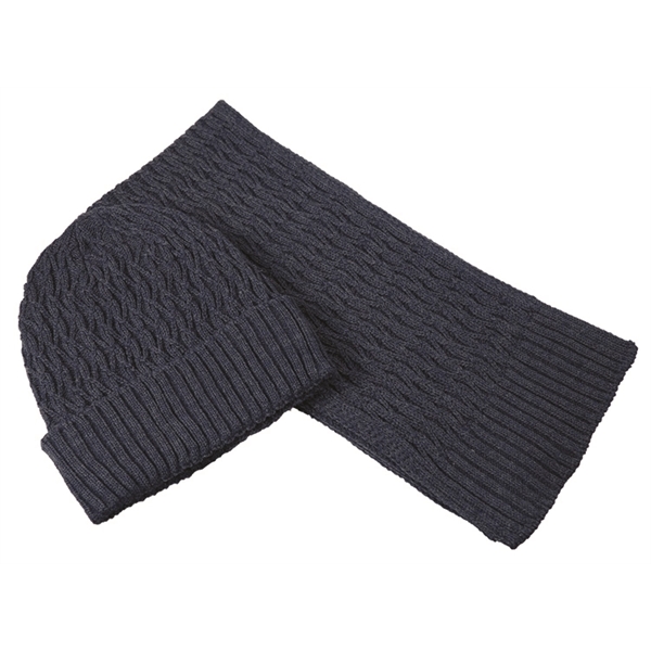 DELUXE BEANIE & SCARF SET - Image 3