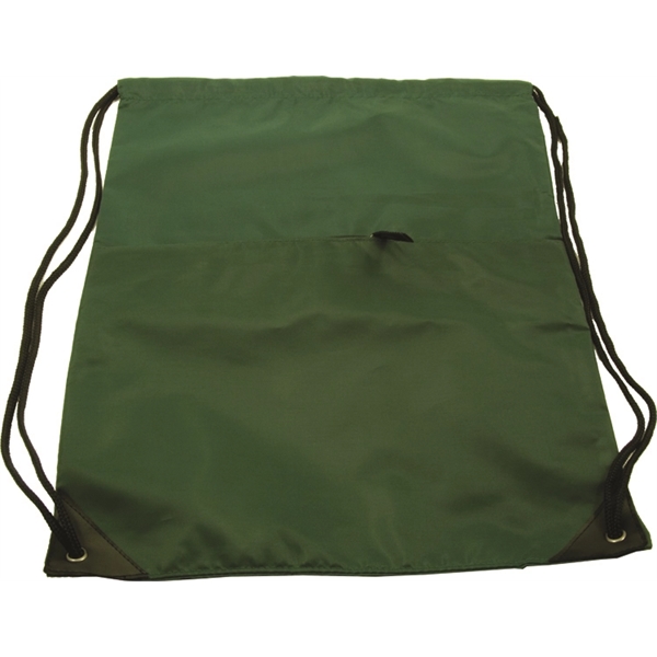 Drawstring bag with pocket - Image 4