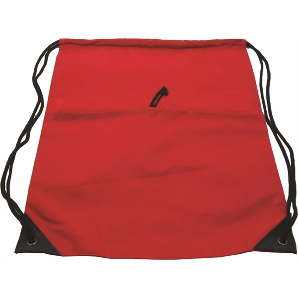Drawstring bag with pocket - Image 11