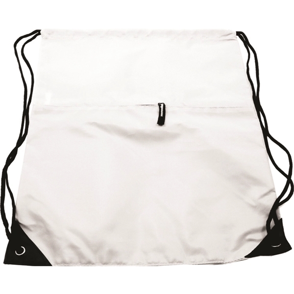 Drawstring bag with pocket - Image 13