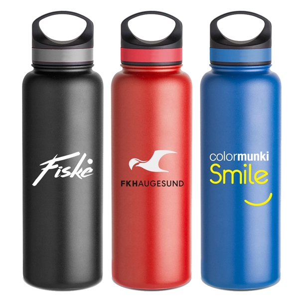 40 oz Stainless Steel Water Bottle - Image 1