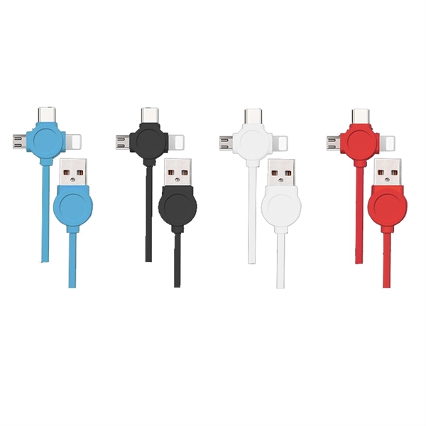 3-in-1 Lightning & Micro USB Charging Cable - Image 1