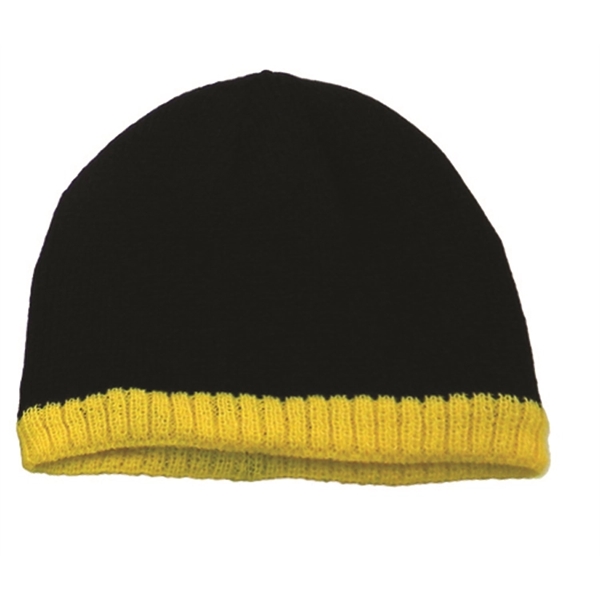 Knitted Beanie With Fleece Ear Lining - Image 5