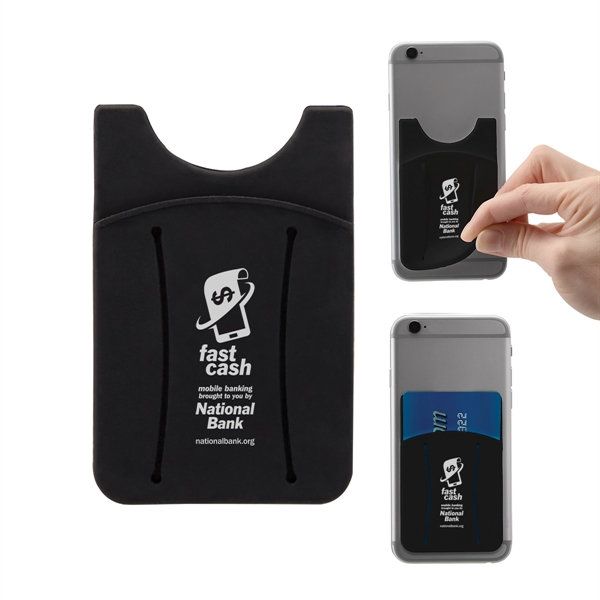 Finger Grip Cell Phone Card Holder - Image 2
