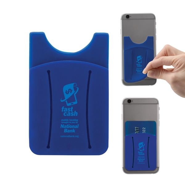 Finger Grip Cell Phone Card Holder - Image 3