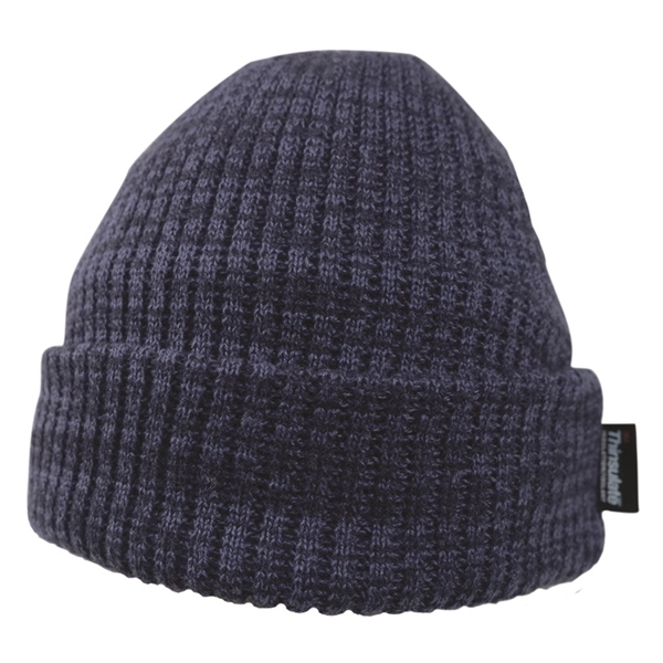 THINSULATE MARBLE BEANIE WITH FLEECE LINING - Image 3