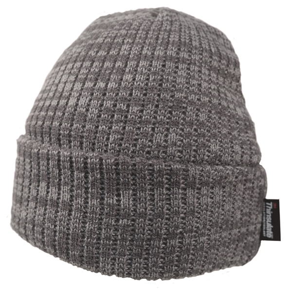 THINSULATE MARBLE BEANIE WITH FLEECE LINING - Image 4