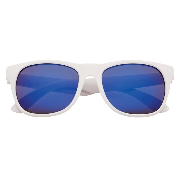 Rubberized Mirrored Sunglasses - Image 2