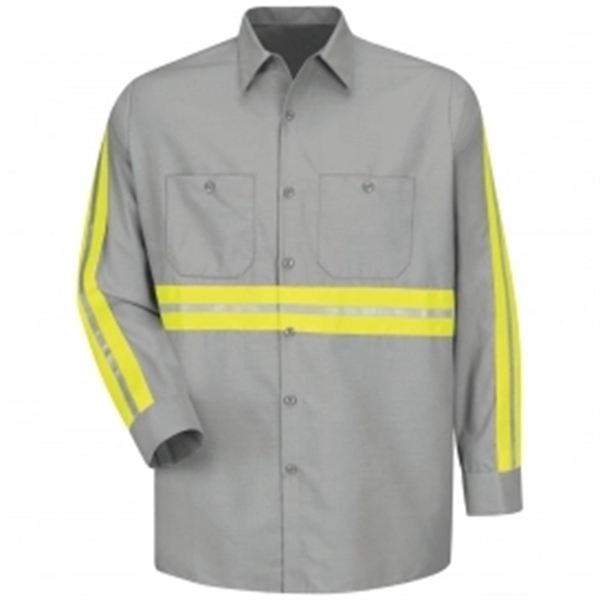 Reflective Industrial Work Shirt (Long Sleeve)