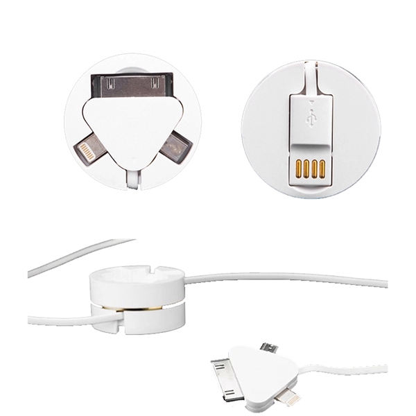 3 In 1 Retractable Charging Cable - Image 3