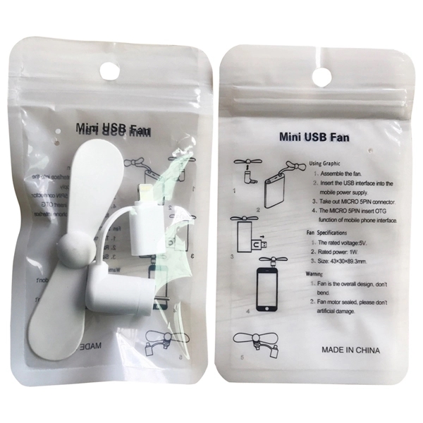 Portable mini fans for cell phone, power bank, tablet - Image 6