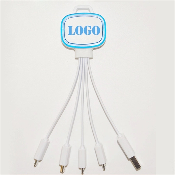 4-in-1 Charger Cable with LED light - Image 3