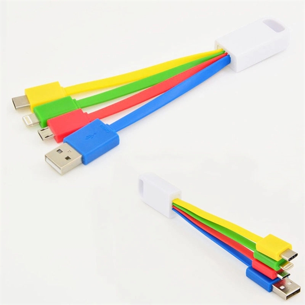 Deluxe USB Charging Cable Cell Phone Charger Cable with Type - Image 2