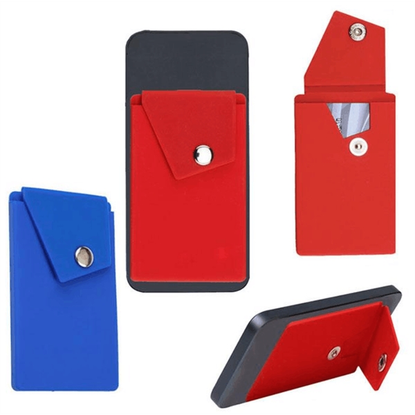 Silicone Phone Wallet / Stand - Image 4