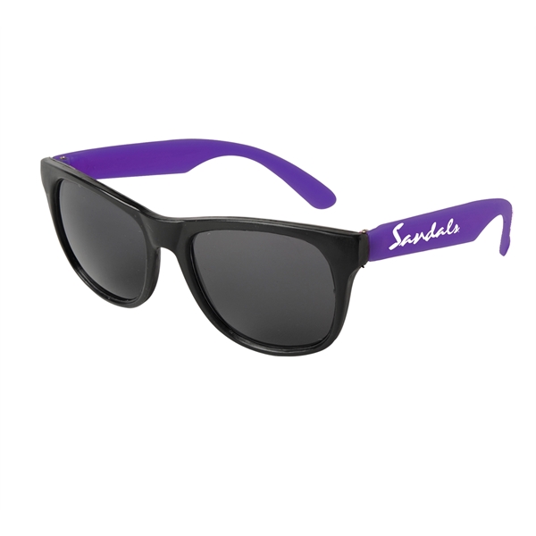 Neon Sunglasses - Black Frame - Image 3