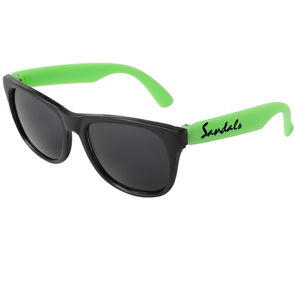 Neon Sunglasses - Black Frame - Image 6