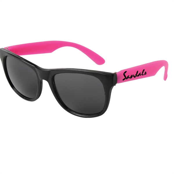 Neon Sunglasses - Black Frame - Image 8