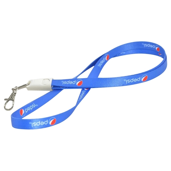 2 in 1 Lanyard USB charging and data cable for iPhone and An - Image 2